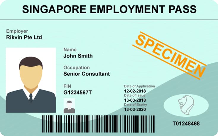 Thẻ lao động nhóm chuyên gia tại Singapore